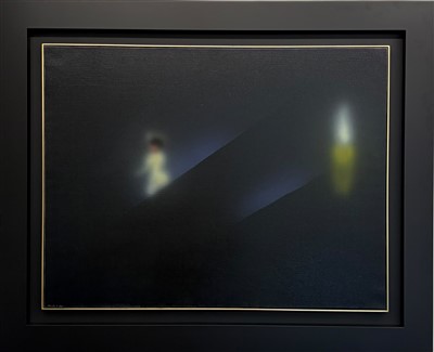 Tinta Acrílica celulosa sobre tela 89x116 cm, Dimensão com moldura 121x148 cm